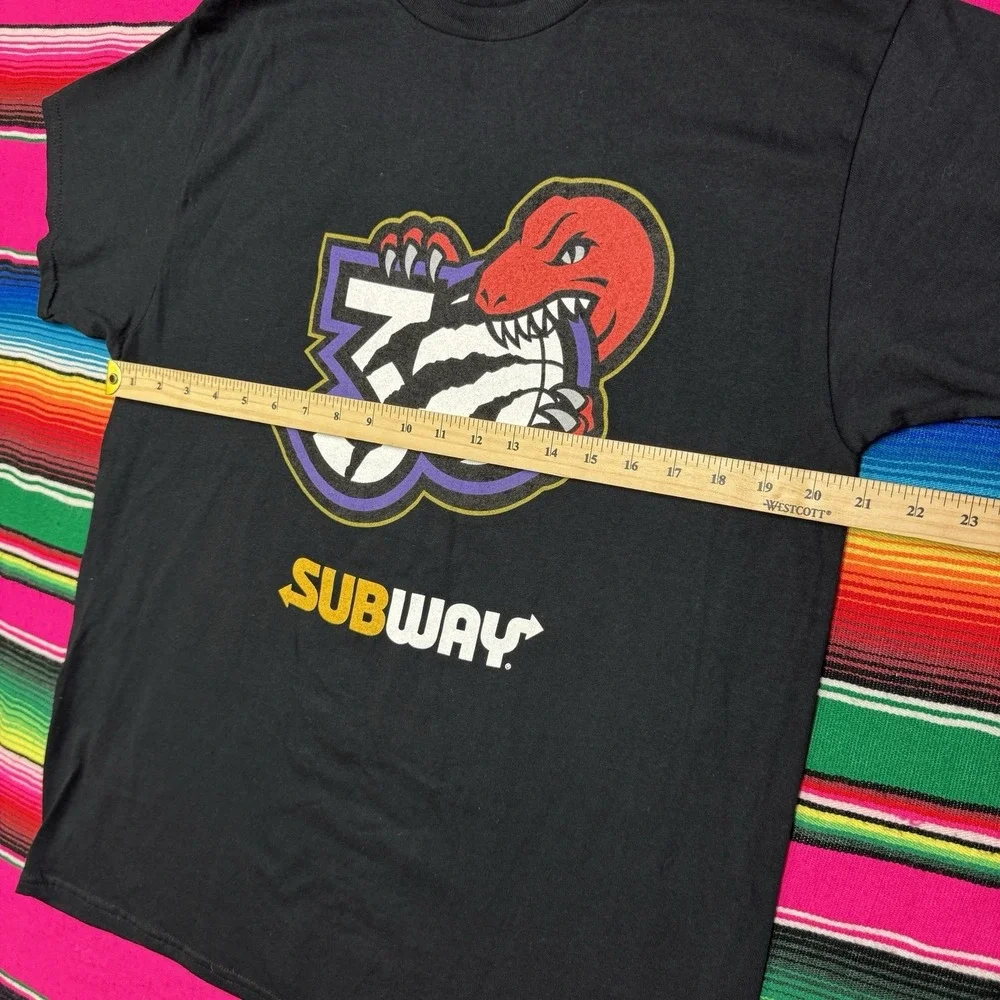 Toronto Raptors 30th Anniversary x Subway Collab T-Shirt Men L T-Shirt NBA - Picture 4 of 5